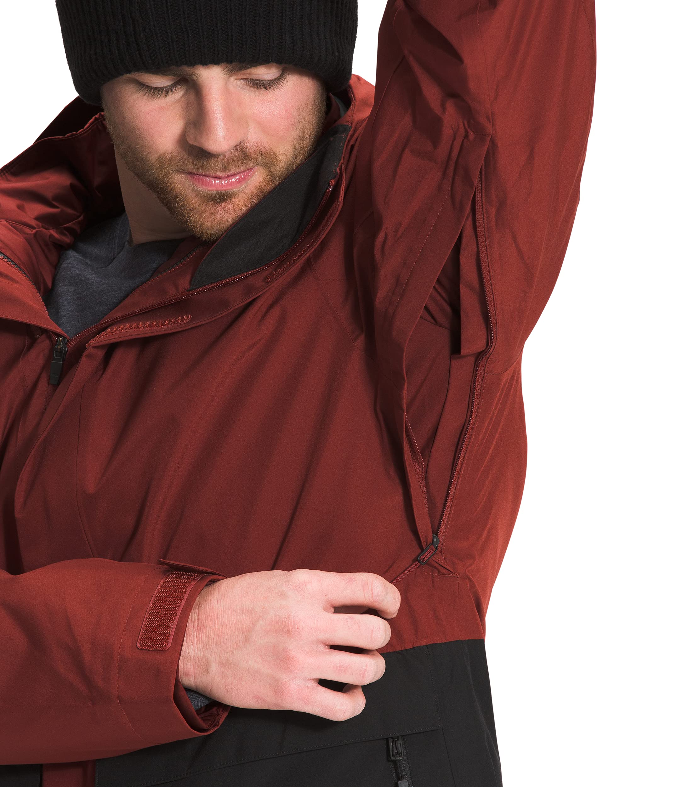 THE NORTH FACE Men's Clement Triclimate Jacket, Brick House