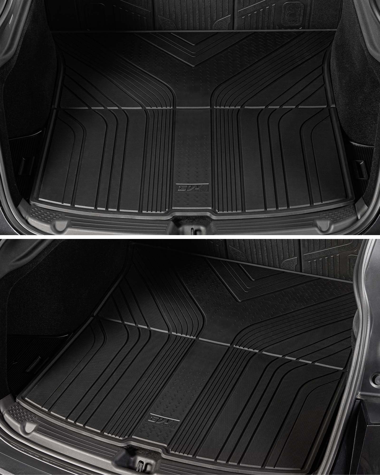 3W Tesla Model Y 2025-2026 Juniper Premium/Performance und New Standard Kofferraumwanne, Thorex™ Allwetter Hundefreundlich Kofferraum Matte Geruchsneutral Auto Zubehör, Wasserdicht Antirutschmatten