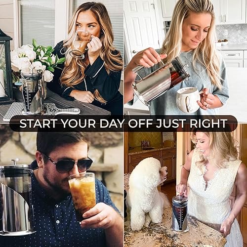 Miniatura 7 de Cafe Du Chateau Cafetera de café frío y cafetera de café expreso, eleva tu experiencia de café con el dominio de la preparación fría y la excelencia