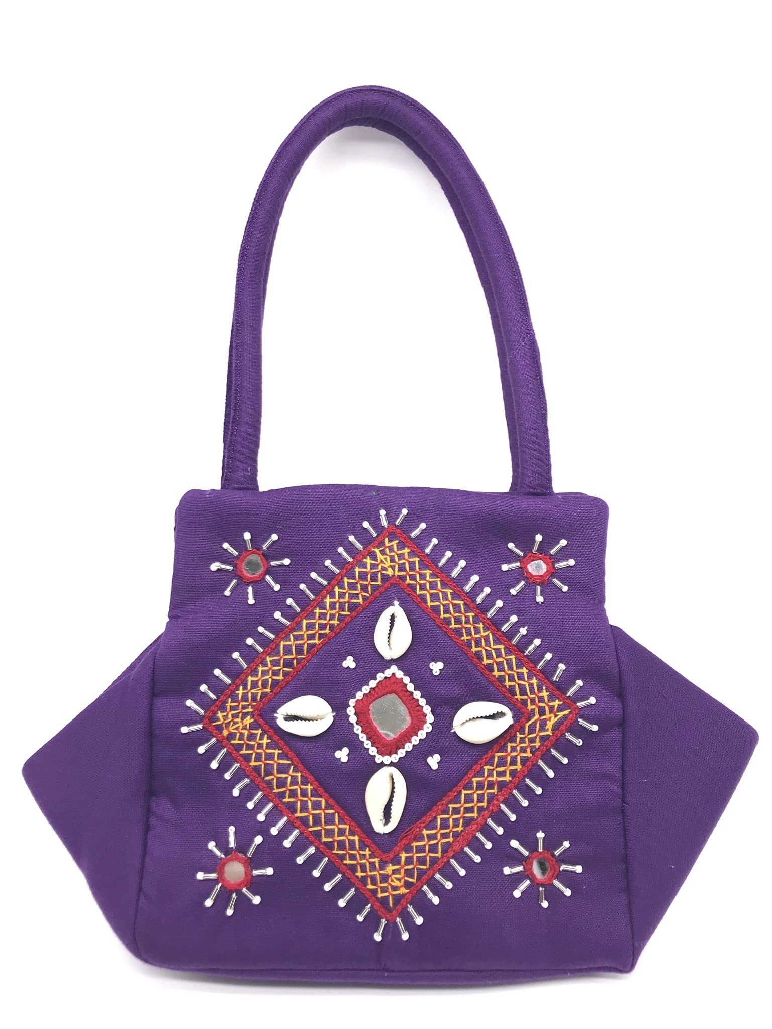 srishopify handicrafts Womens Hand Bag Small | Rakhi Gift for Sister Rakshabandhan Gift For Sister Ladies Gift Items Girls Rakhi Gifts for Sister Age All 9 inch Purple (B09CH4QB1V) Amazon Price History, Amazon Price Tracker