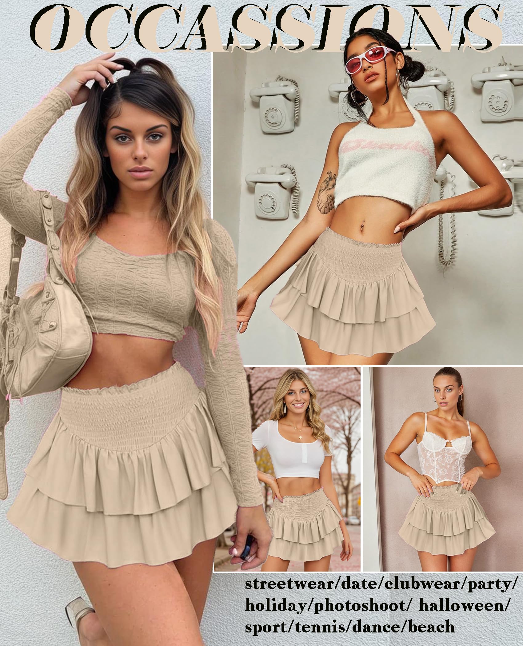 Avidlove Minigonne da Donna a