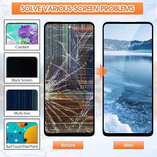 Miniatura 4 de Pantalla para Motorola Edge 5G UW 2021 Reemplazo de pantalla para Moto Edge 2021 Pantalla LCD XT2141, XT2141-1, XT2141-2, XT2141dl Pantalla táctil