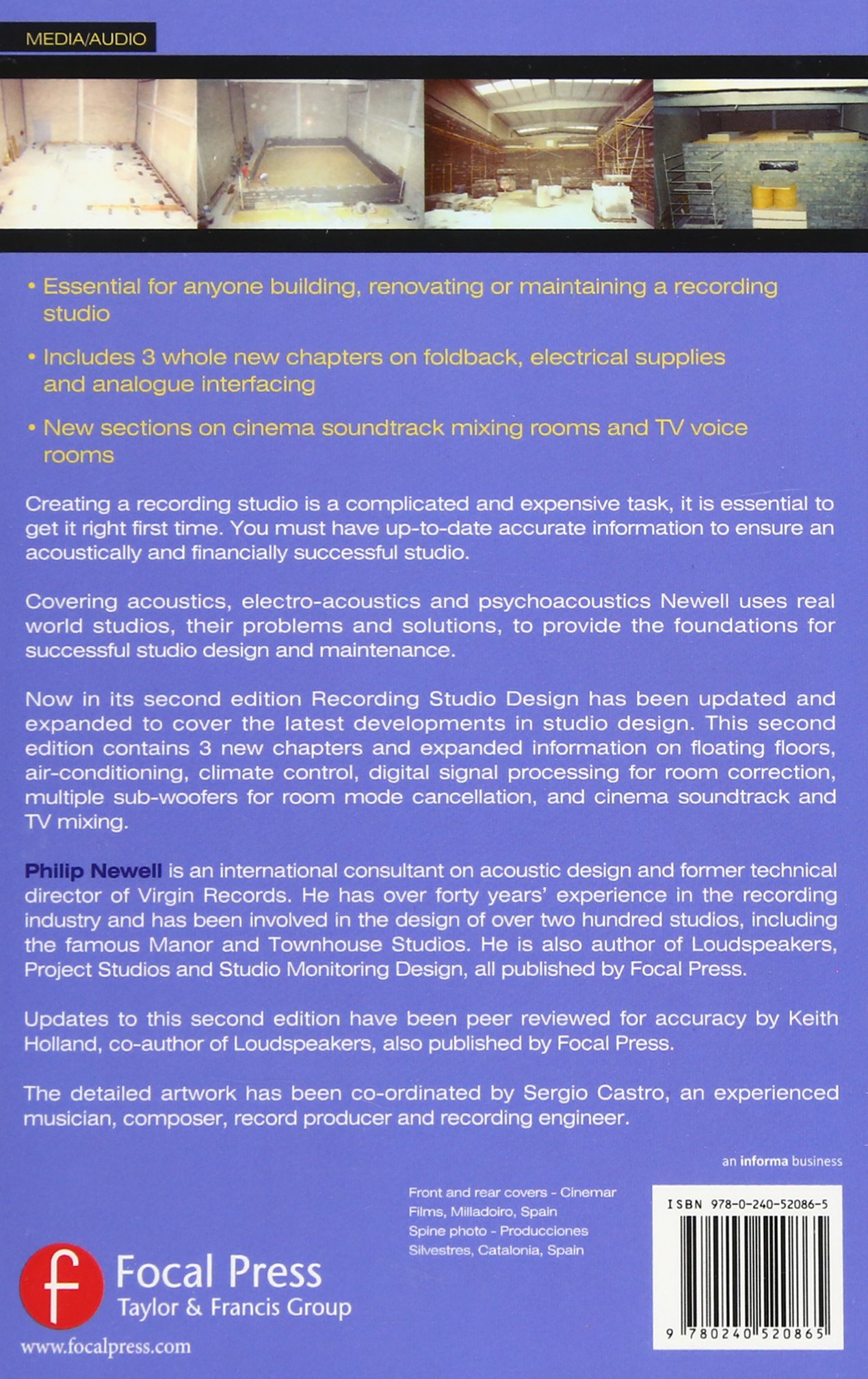 Recording Studio Design (Audio Engineering Society Presents)