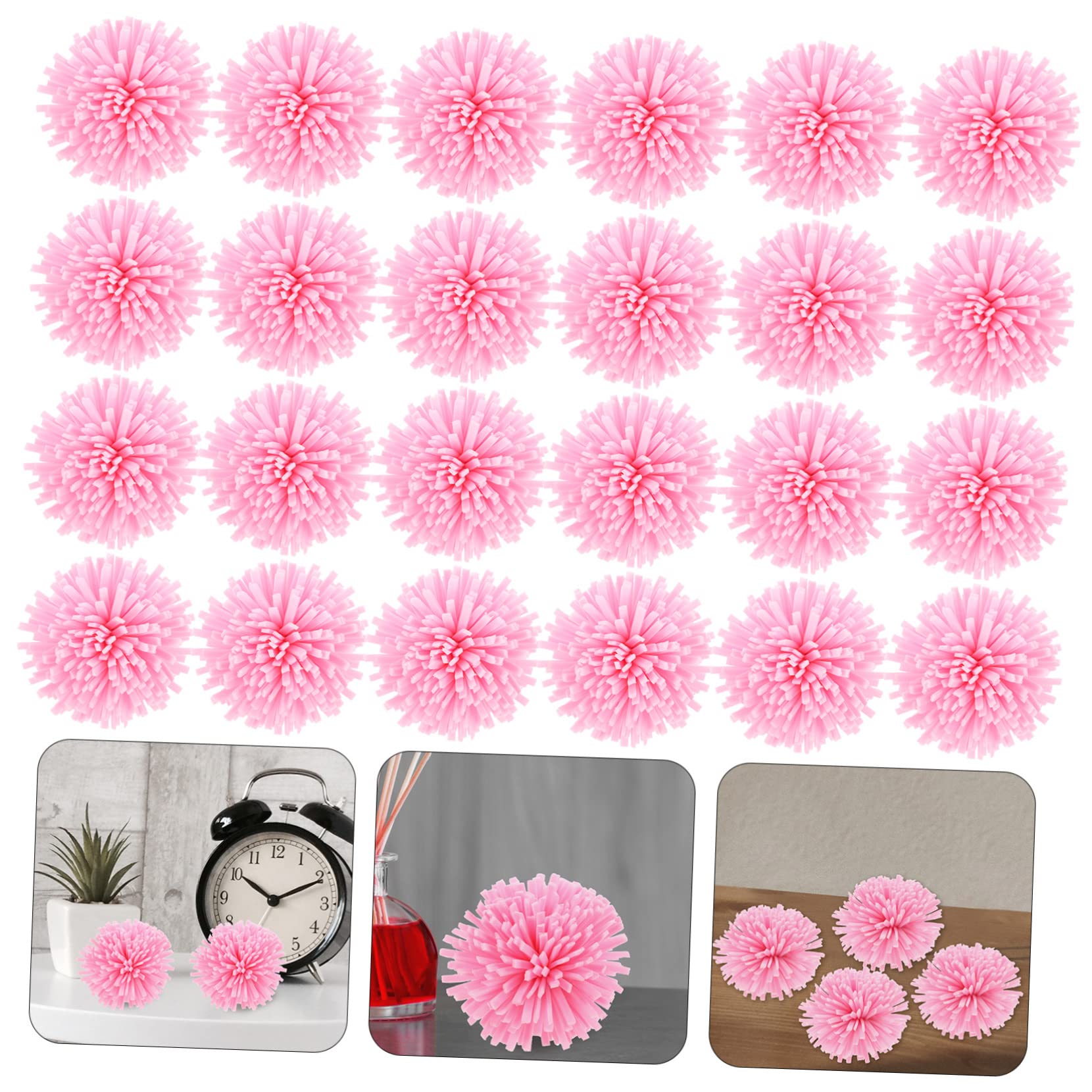 Difusor de Aromaterapia Floral para Coche Rosa PE 100 Piezas | Forma de Flor, Diseño Decorativo y Elegante, para Zapatero y Coche, Compacto y Práctico