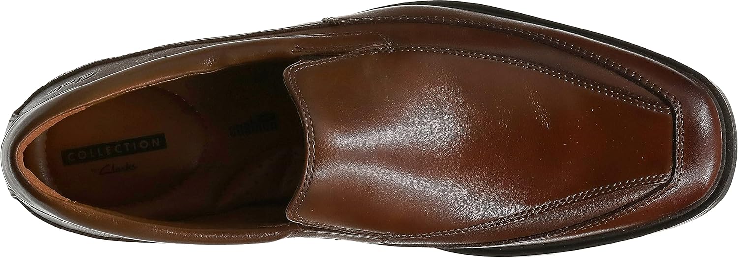Clarks Men's Loafers 9 Dark Tan