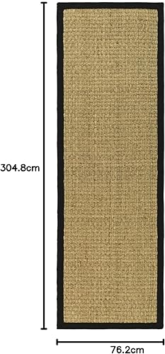 Vista 569 de Safavieh NF114A Natural Fiber Collection - Alfombra de fibras naturales de patrón trenzado, varios colores (5 x 8 pies), Fibras naturales, azul