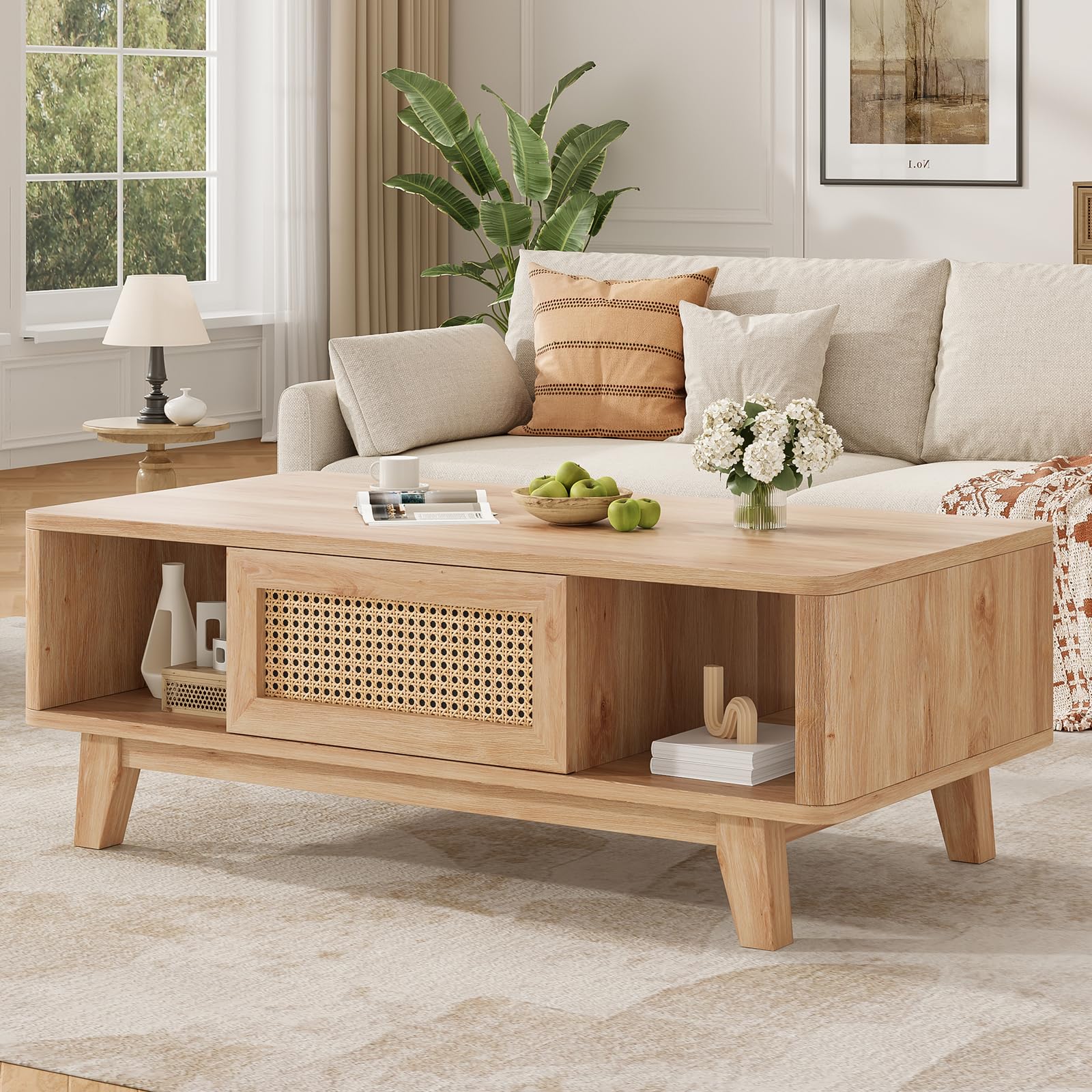 Amazon.com: Soohow Coffee Table, Mid Century Living Room Tables