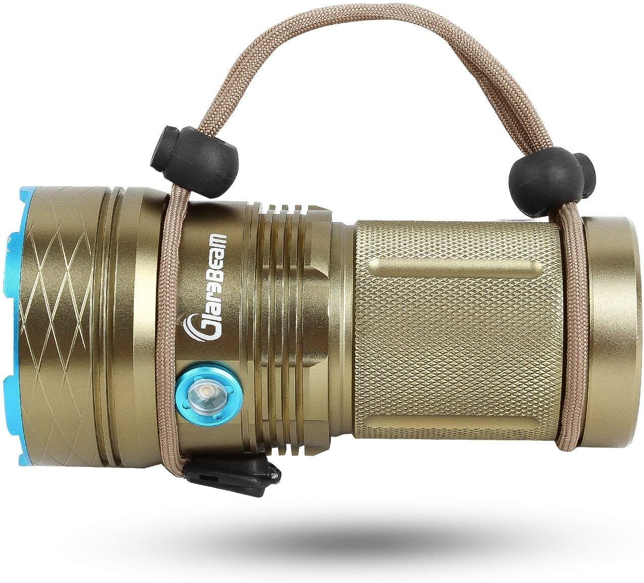 Tactical Flashlight Portable Handheld LED Flashlight Waterproof Rechargeable Flashlight 12xCREE XM-L T6 Torch 3 Modes 18650 Flashlight for Home and Outdoor
