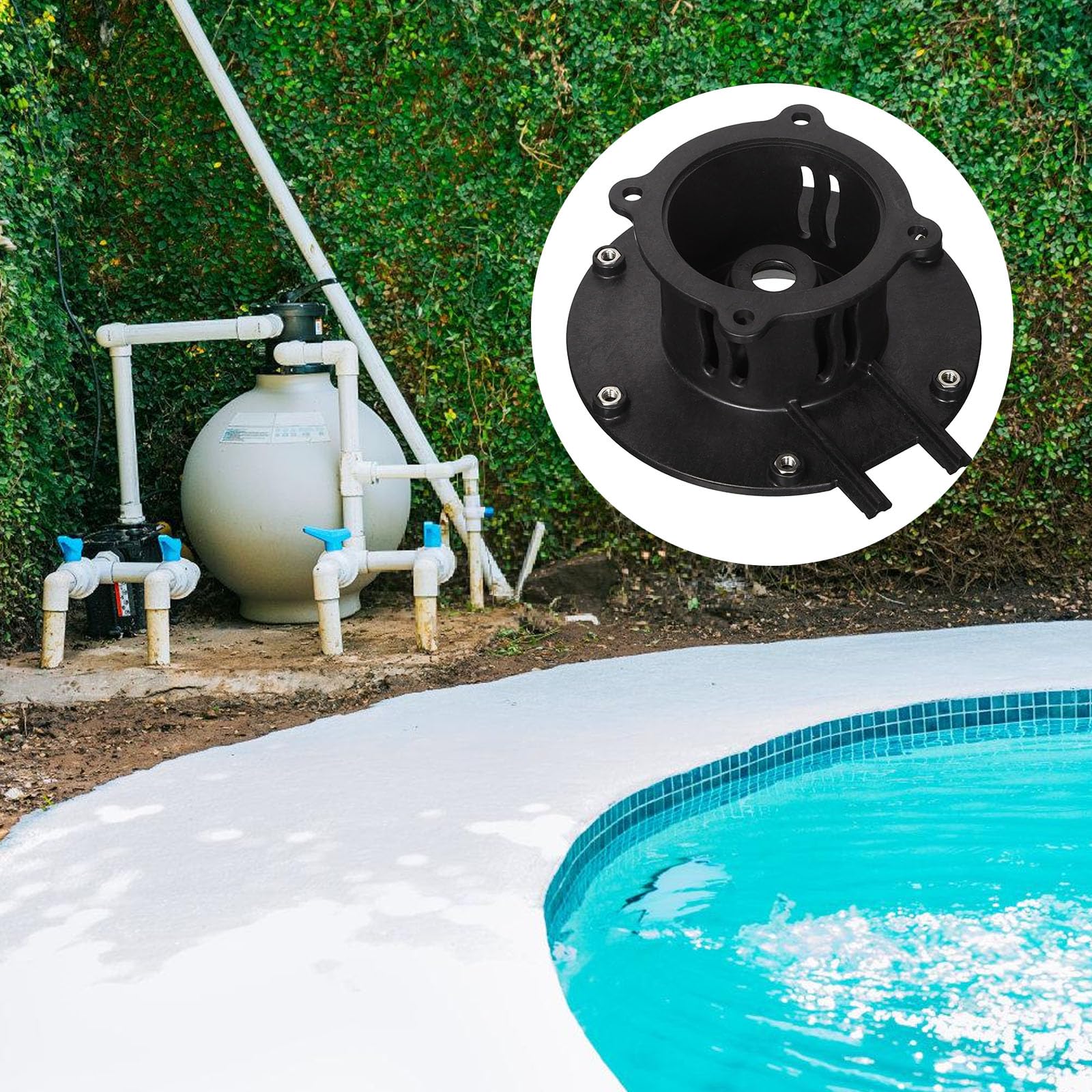 Plaque d'étanchéité de rechange efficace pour pompes de piscine - Pièce d'équipement de piscine parfaite pour joint de sable variable R0536700