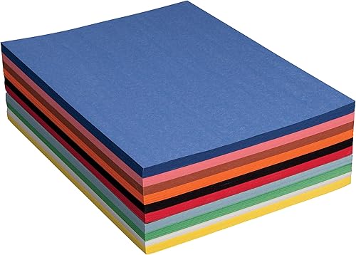 Miniatura 5 de Pacon Art Street - Papel de construcción ligero 10 colores surtidos 9 x 12 pulgadas 500 hojas