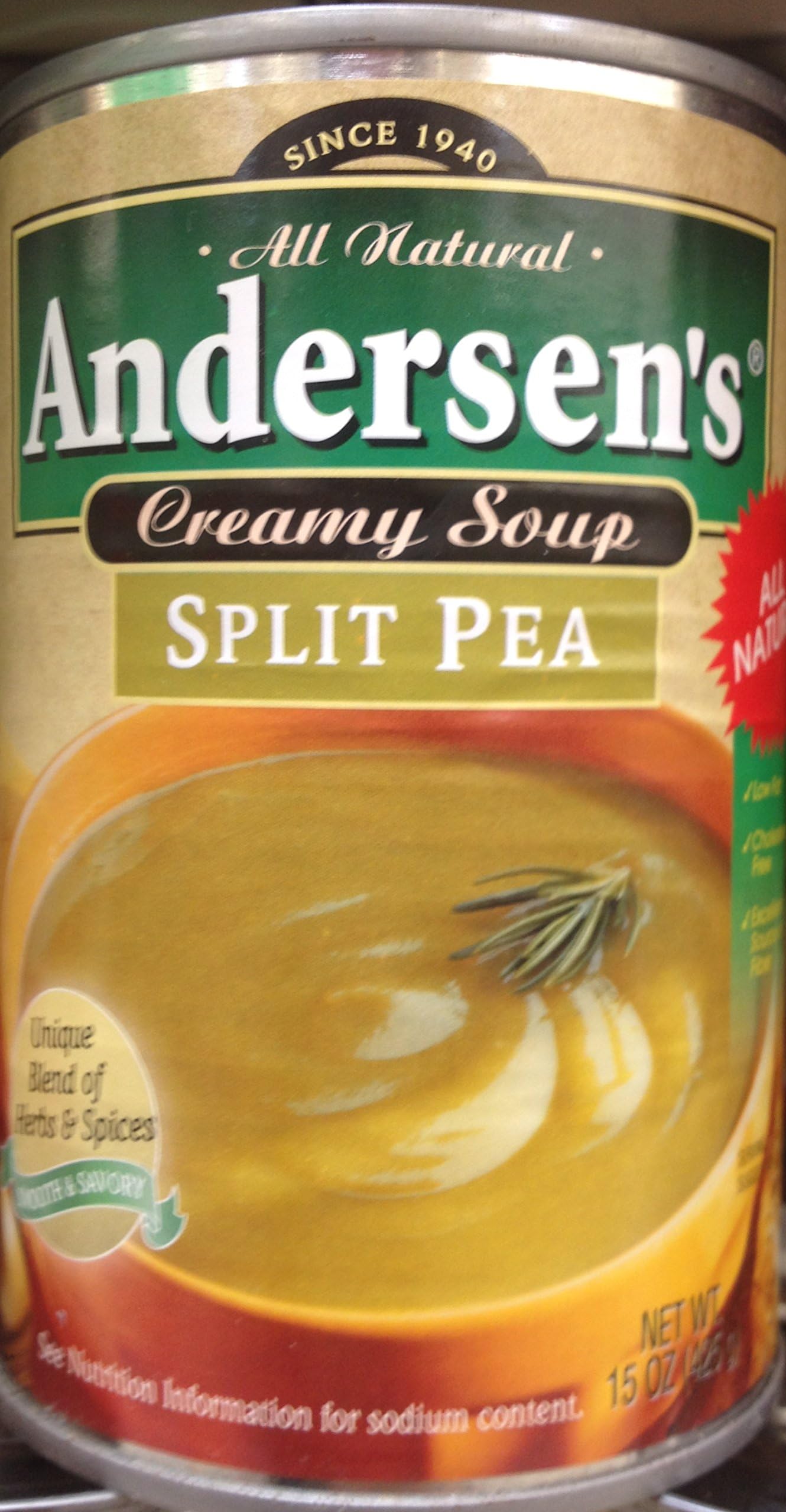 Amazon.com : ANDERSENS SPLIT PEA SOUP WITH BACON 3 PACK : Grocery ...