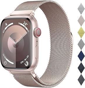 Original Milanese Loop Compatible with Apple Watch Bands for Women & Men