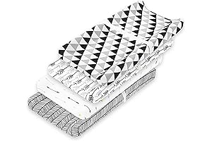 Buffalo Plaid Changing Pad Cover, Baby Changing Pad Covers 4 Pack, Boy or Girl