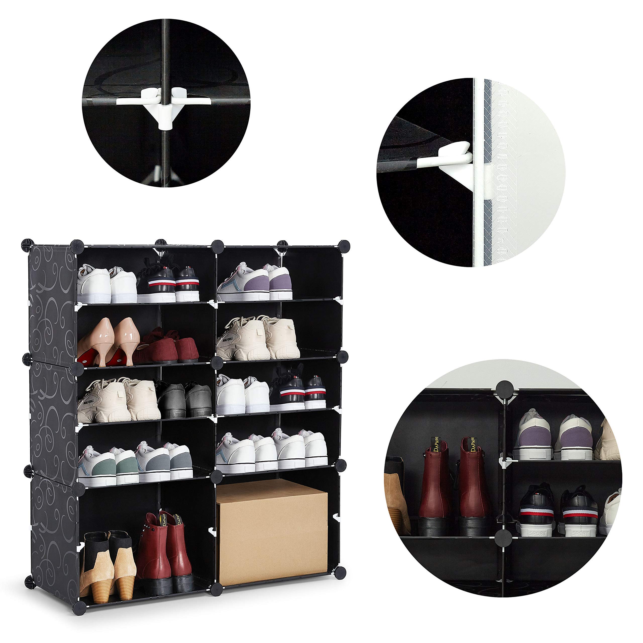 Meerveil Shoe Storage Shoes Rack, Shoe Storage Ideas, Plastic foldable Shoe Storage