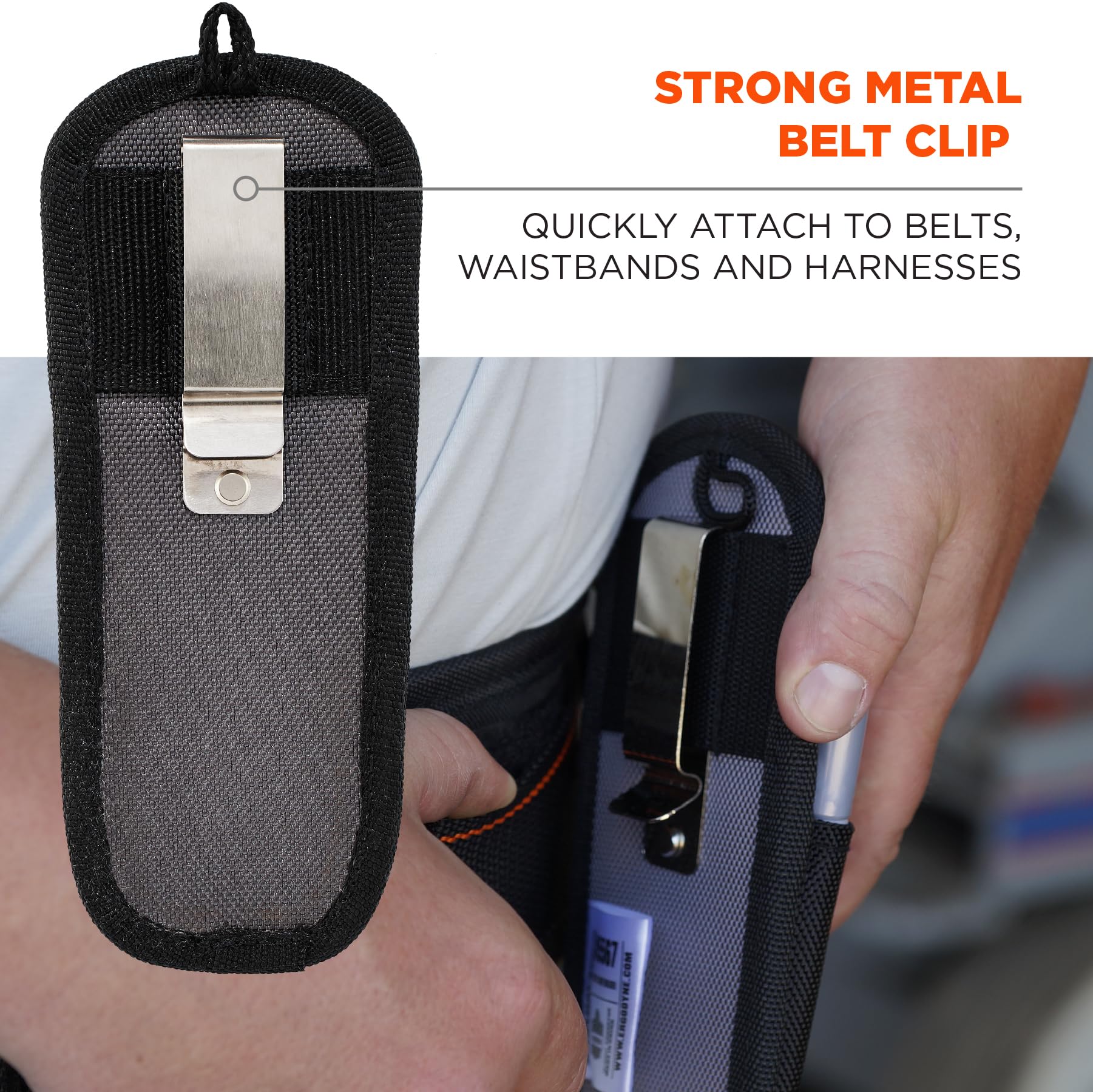 Ergodyne Arsenal 5567 Utility Knife Holder,Gray - Knife Sheaths