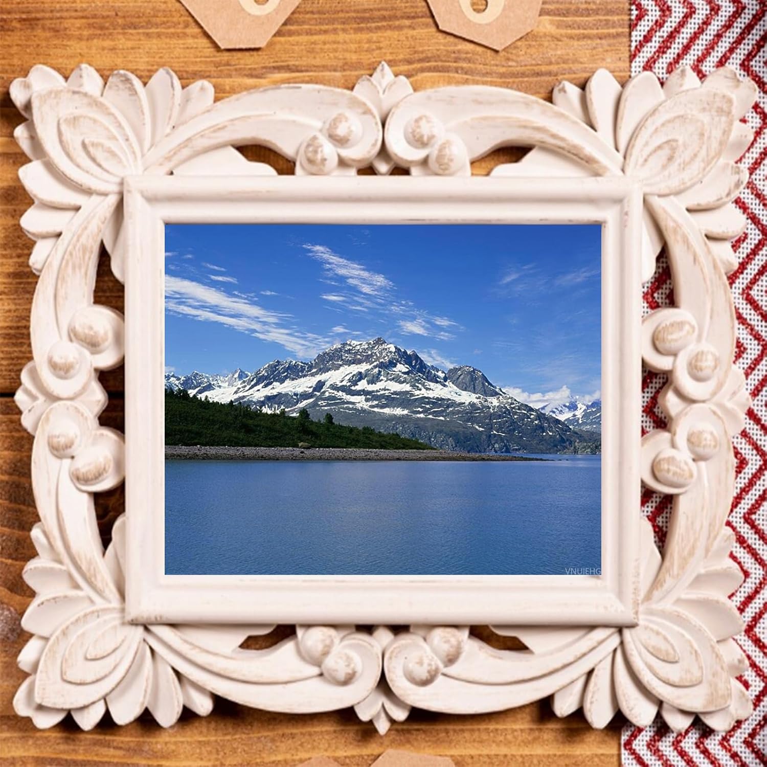VNUIEHG Painting Glacier Bay National Park Alaska US Painting by Numbers DIY Unique Canvas Oil Painting Kit Digital Painting 16x20 Inch image 3