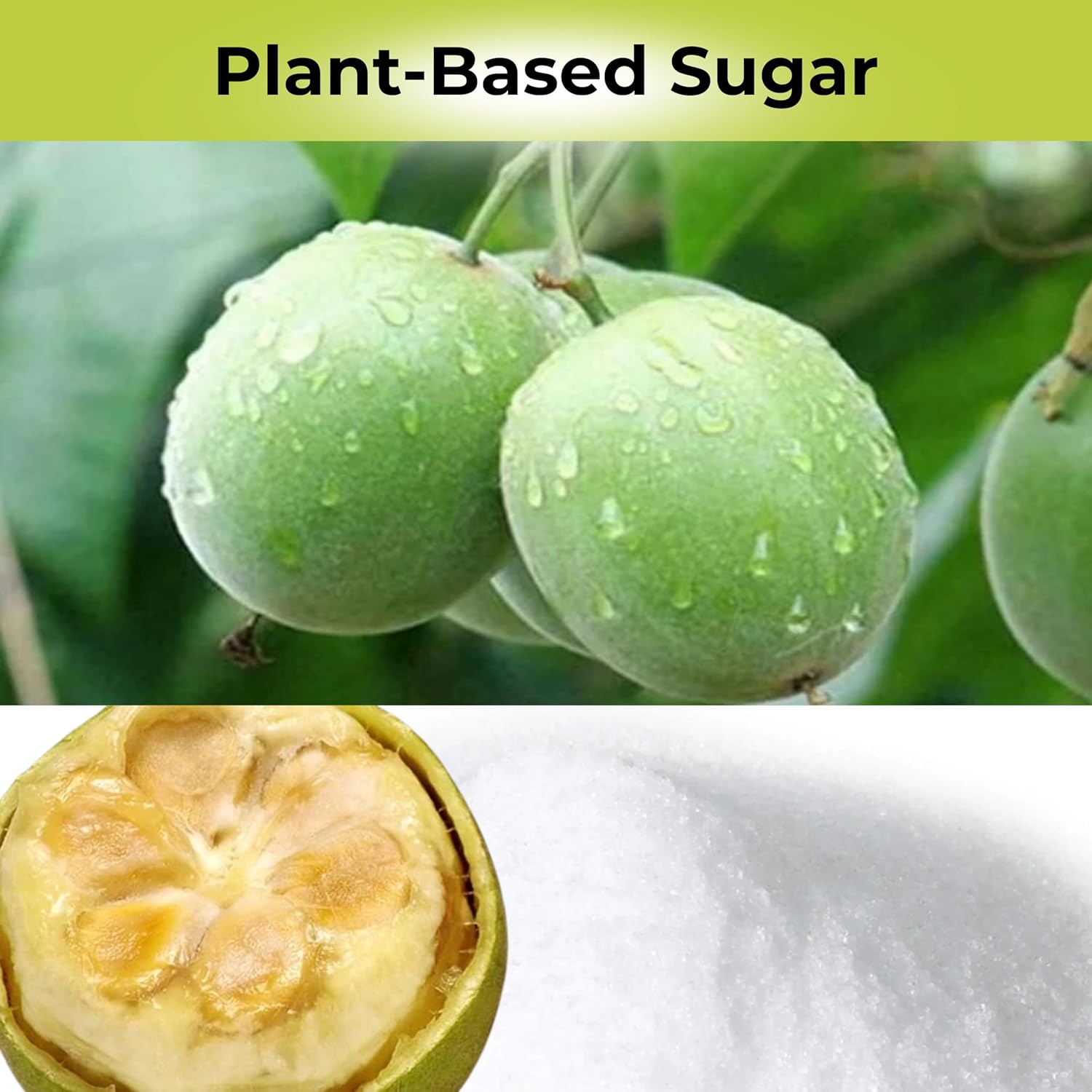 Organic Monk Fruit Sweetener with Erythritol, 5 Lbs, Plant-Based Sugar Alternative, Kosher, NON GMO, Vegan, Gluten Free, in Resealable Bag, 80 Ounce