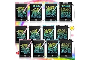 Tinlade 12 Pack LCD Writing Tablet Pack for Kids
