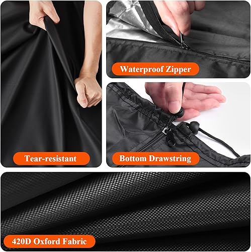 Miniatura 3 de Cubierta de estación de dominadas, cubierta a prueba de polvo para estación de dominadasestación de barra de inmersión para exteriores, estante de