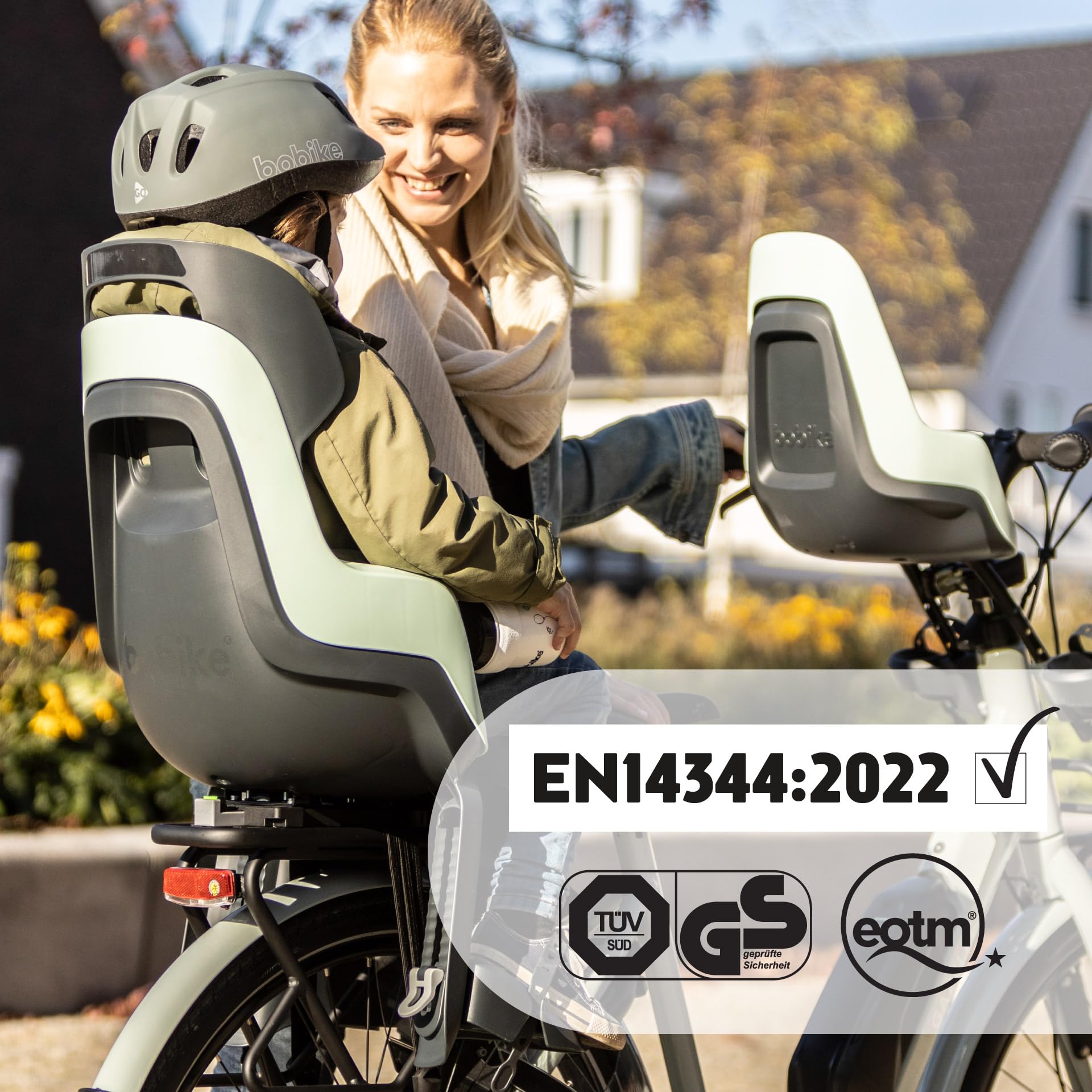 Bobike Rear Child Bike Seat Go Mik-HD System - Seggiolino Unisex-Baby