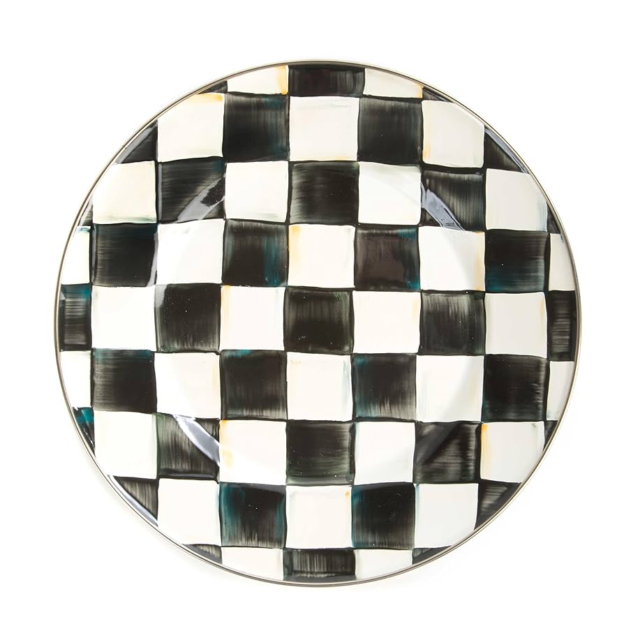 MACKENZIE-CHILDS コートリー　エナメルディナープレート Amazon.com | MACKENZIE-CHILDS Enamel Dinner Plate