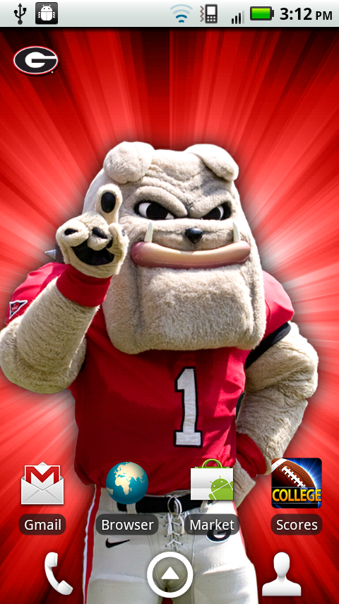 Georgia Bulldogs Revolving Wallpaper - App on Amazon Appstore