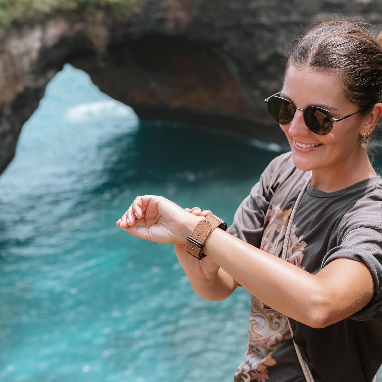 Carterjett Canvas Band | Compatible with Apple Watch Band - Durable, Woven Canvas iWatch Strap | Fits 49/46/45/44mm, Ultra, Series 10 & All Models