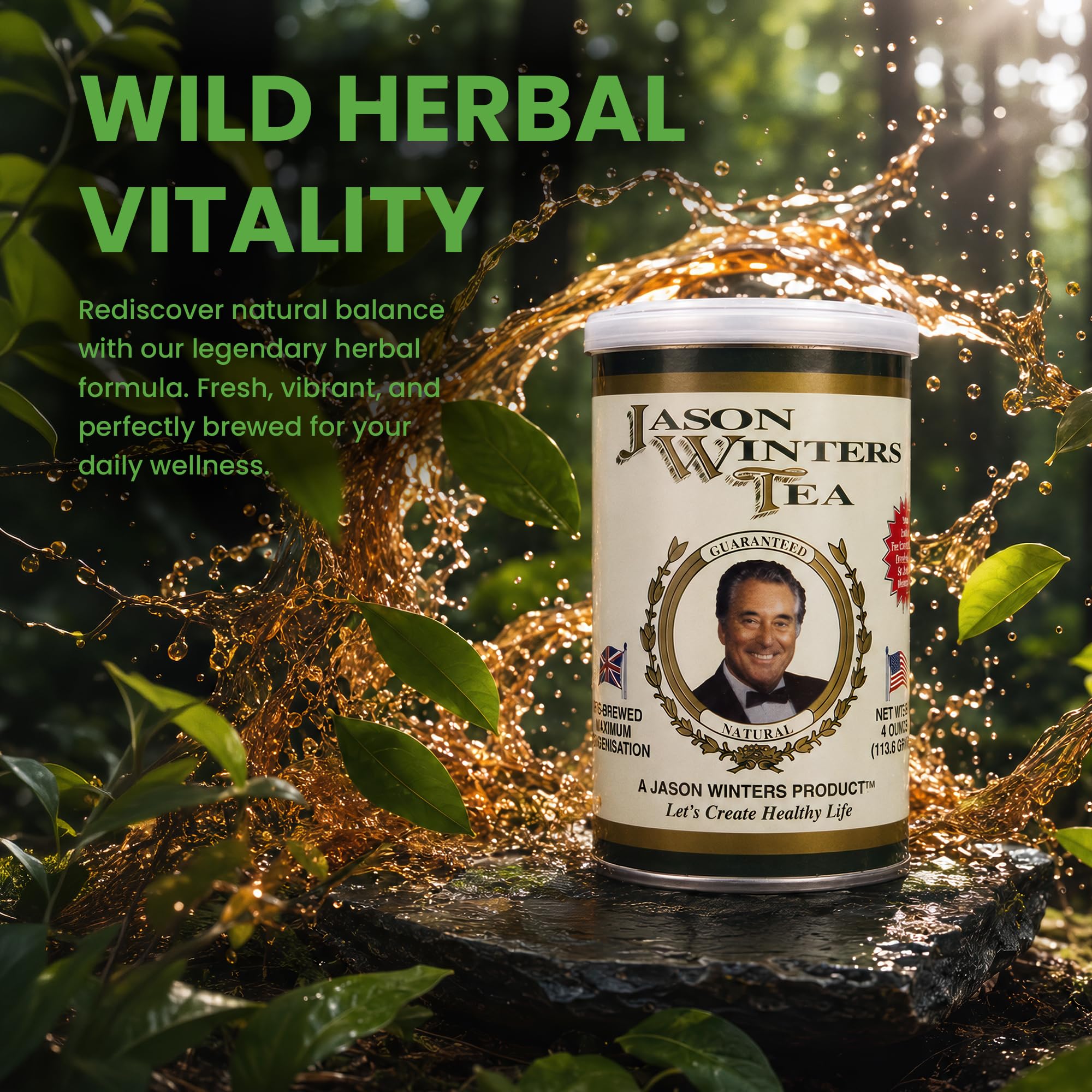 Jason Winters Winters, Pre-Brewed Maximum Strength Herbal Tea