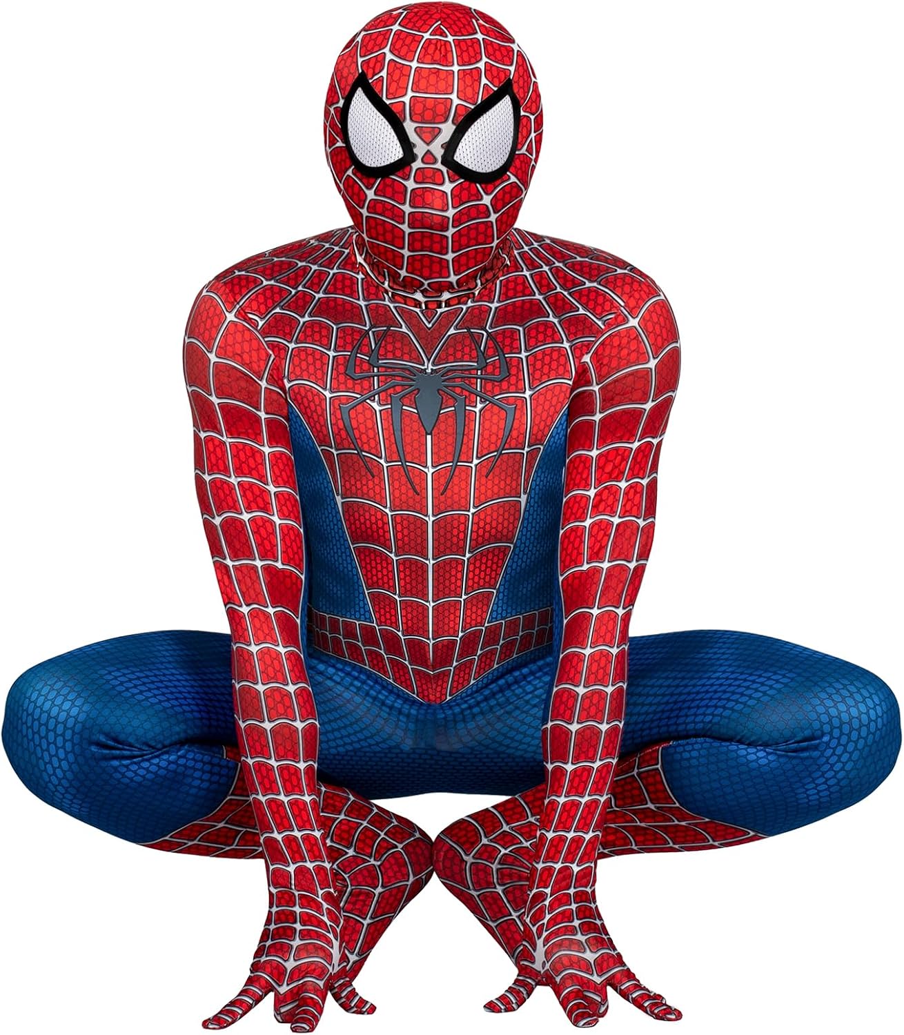 Superhero Costume Elastic Jumpsuit Halloween Cosplay Suit Boys