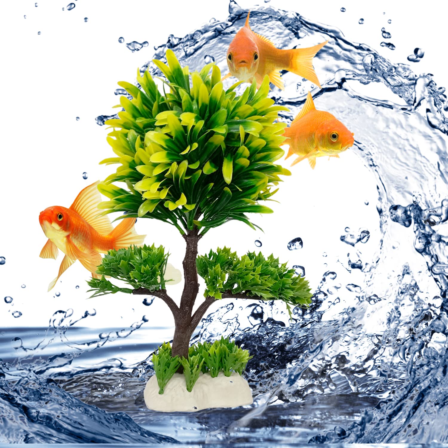 JAINSONS PET PRODUCTS Artificial Green Tree Plant for Aquarium Decoration, Fish Tank Decoration Plant/Home Decoration & DIY Craft Work Bonsai Plastic Plant (Height: 12 inch) (Natural Plant) (B0BJPVC5WC) Amazon Price History, Amazon Price Tracker