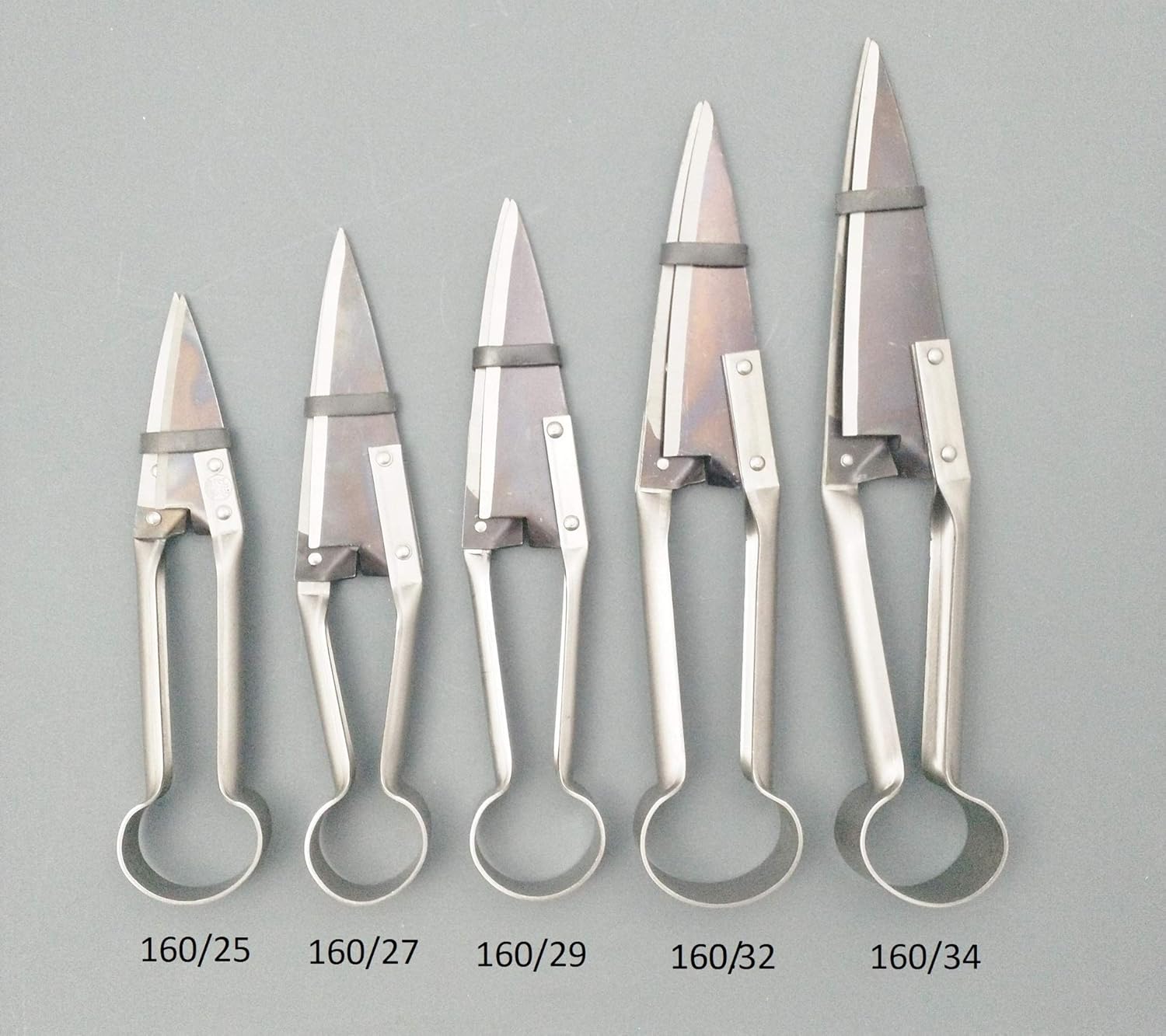 DUE BUOI Single Bow Straight Sheep Shears DB 160/32-5.50" Blade Length - 12.60" Total Length