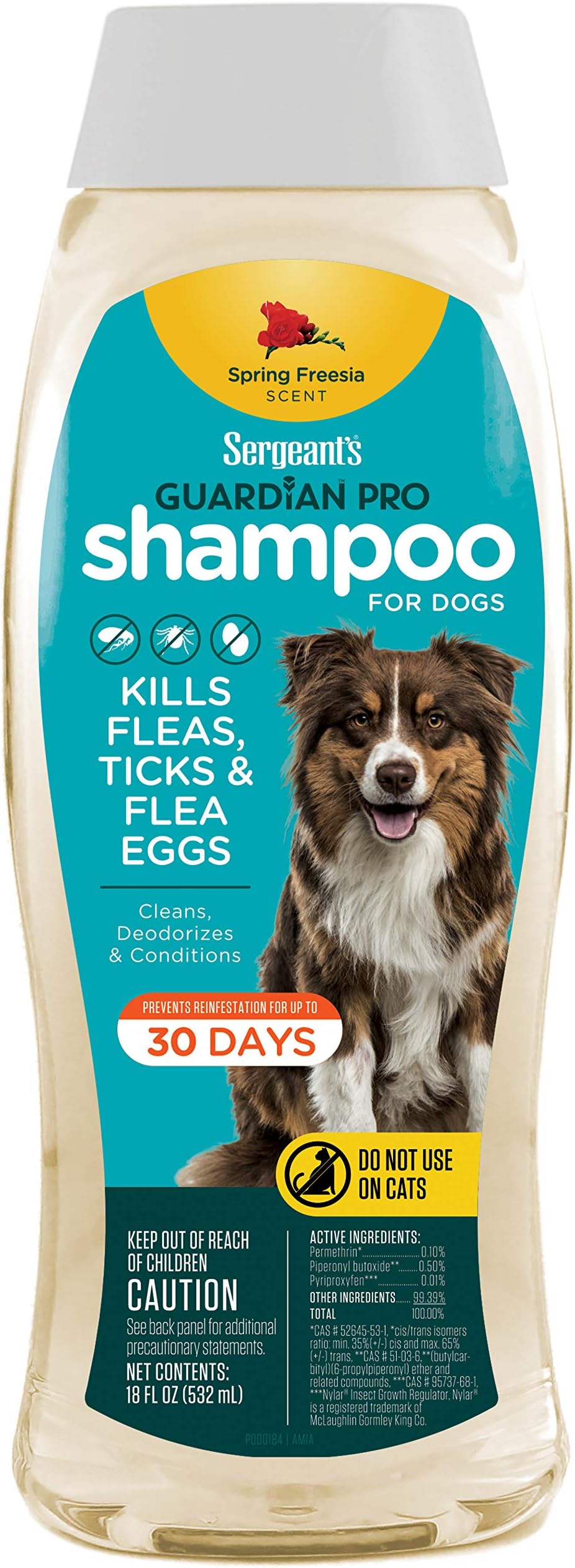 Pet Shampoos SENTRY Oatmeal Flea and Tick Shampoo for