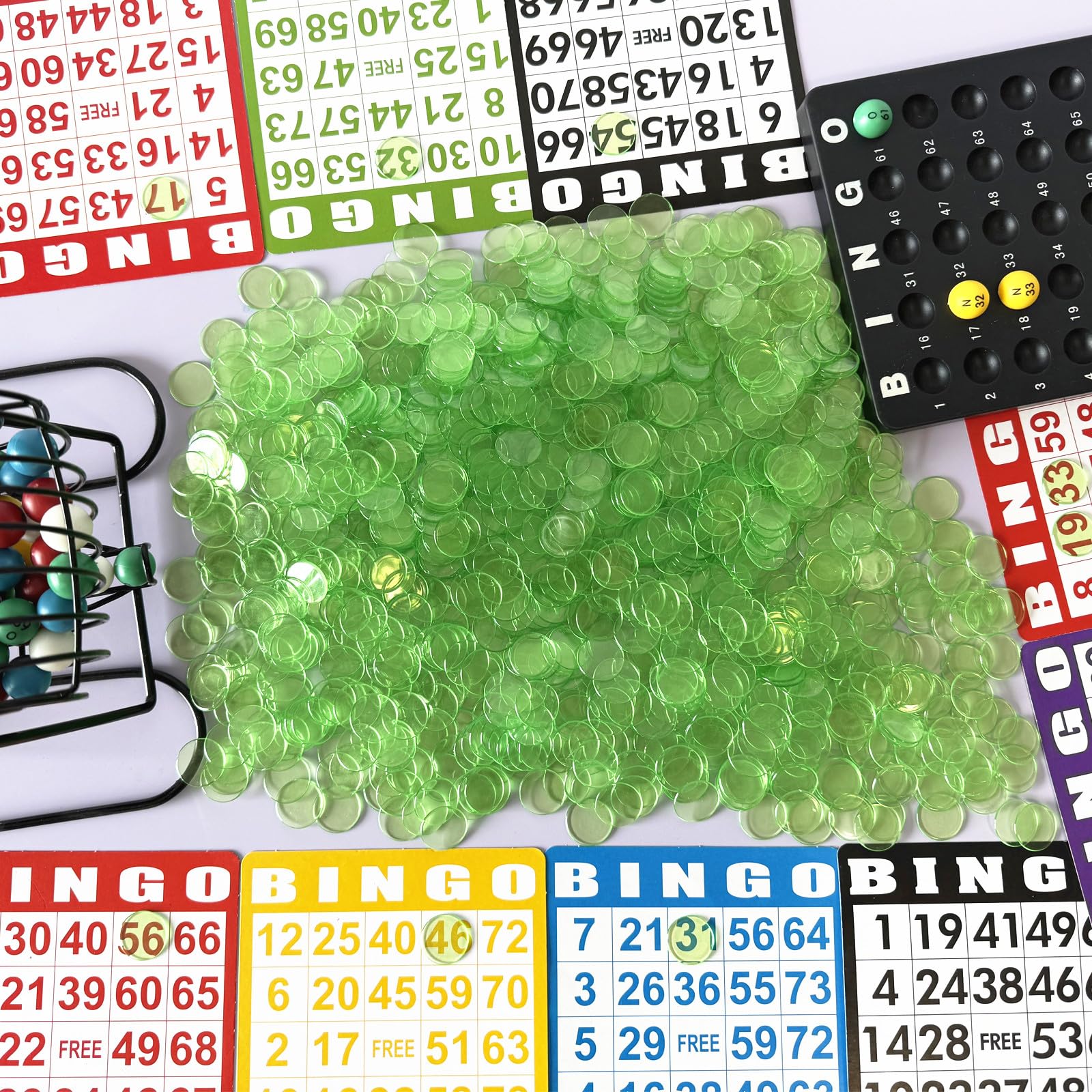 BESPORTBLE Lot De 1000 Jetons De Comptage Colorés En Plastique – Bingo, Maths, Jeux Éducatifs – 1,5 Cm – Couleurs Aléatoires