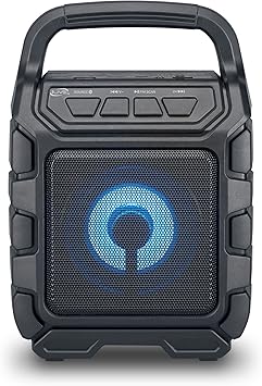 iLive Electronics ISB199B Wireless Tailgate Party Speaker, with LED Light Effects and Built-in Rechargeable Battery, Black