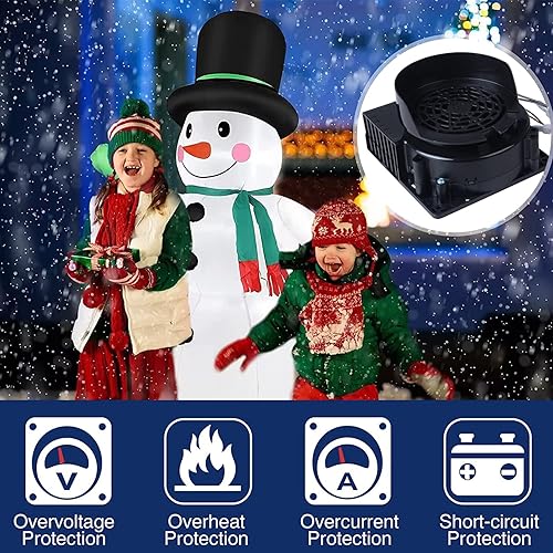 Miniatura 3 de Soplador de aire de repuesto de 1A para inflables de Halloween, adaptador de repuesto de 1.5 A para inflar el patio de Navidad, decoraciones