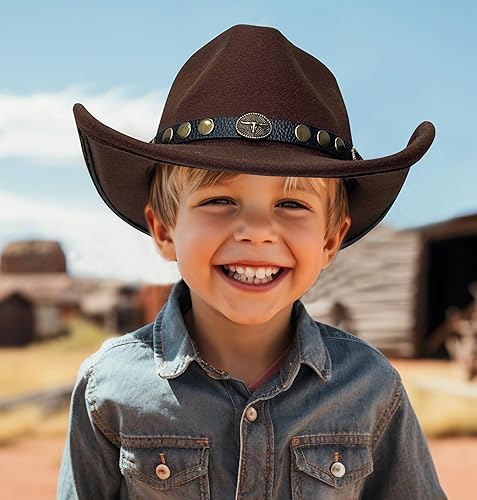 Miniatura 7 de Jastore Sombreros de vaquero para bebés, niños y niñas, sombreros de vaquera, sombreros occidentales para niños