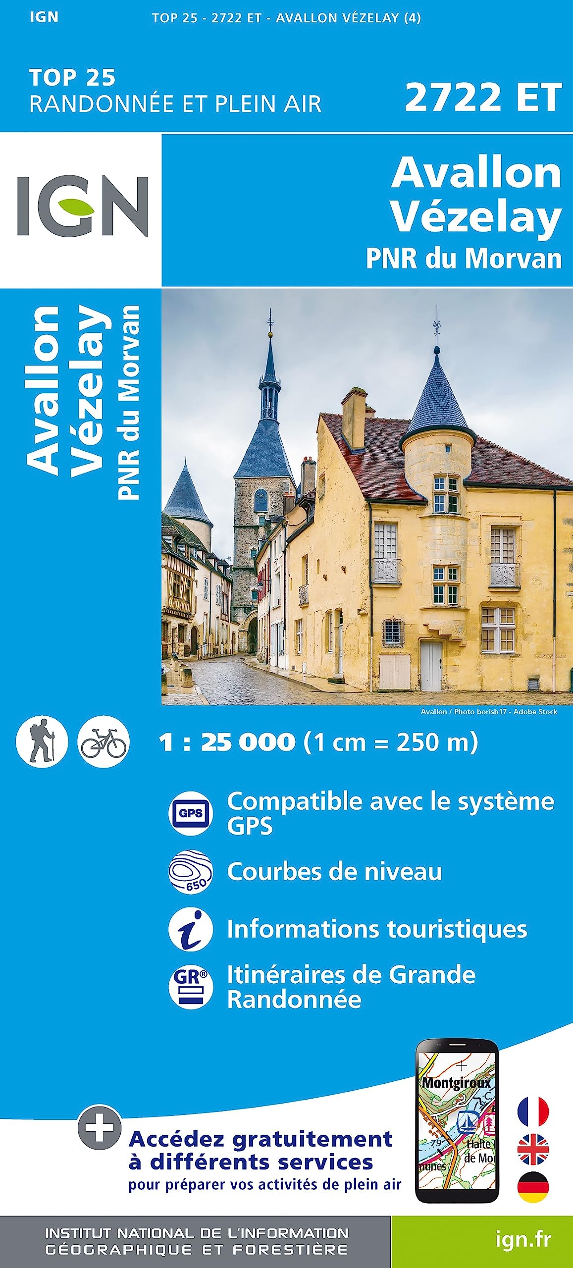 Avallon / Vézelay / PNR du Morvan (2722ET) (TOP 25)