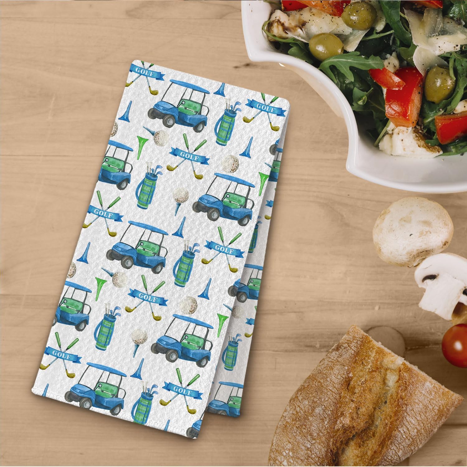 Golfer Gifts Kitchen Towels, Golf Lover Gifts for Women Men Dish Tea Towels for Kitchen Decor, Golfing Gift Decorative Hand Towel for Bathroom, 16x24 Inches - Image 5