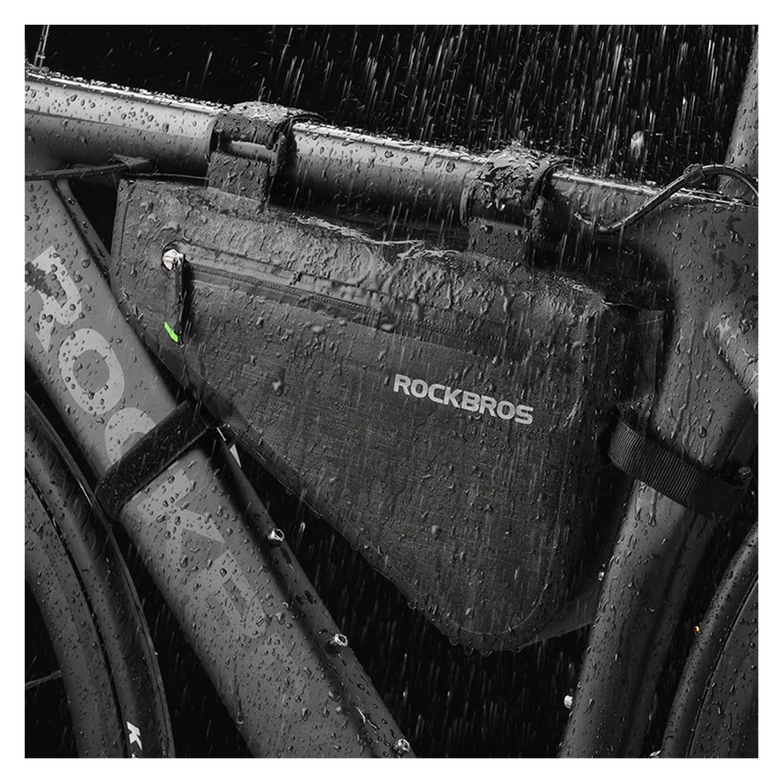 Xi Yu Borsa da bici for tubo con telaio anteriore triangolare portatile antipioggia da 1 pezzo