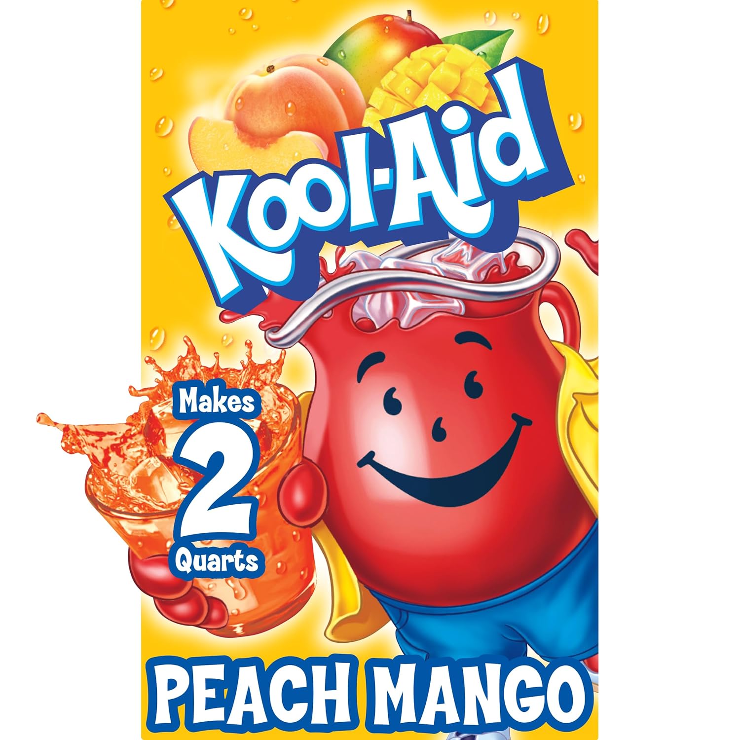 Kool-Aid Unsweetened Drink Mix Variety Pack – Watermelon & Peach Mango, 48 Count Each (96 Total Packets) (Variety Pack)