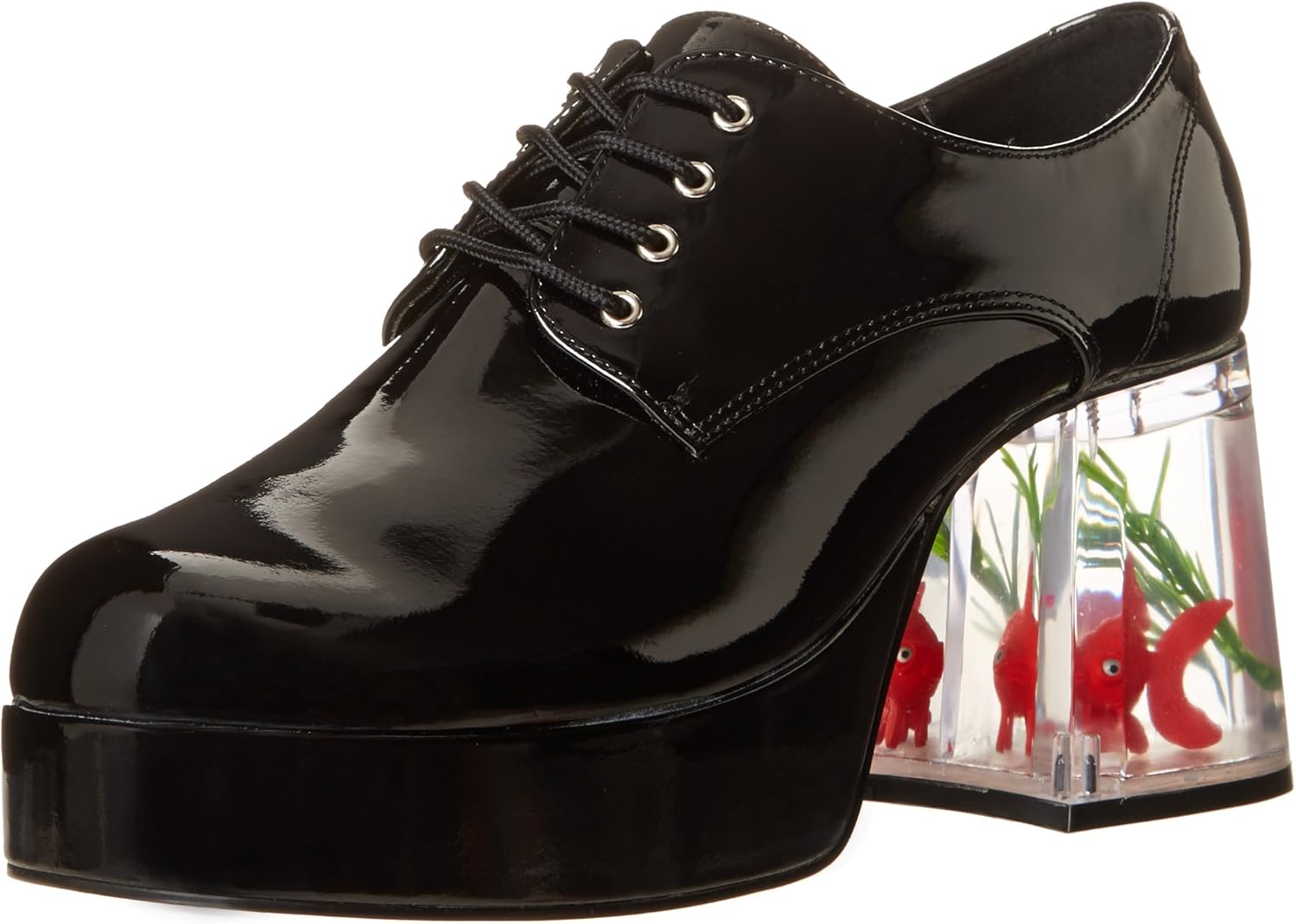 Funtasma Men's Pimp Slip-On Loafer,Black Pat,Small/8-9 M US