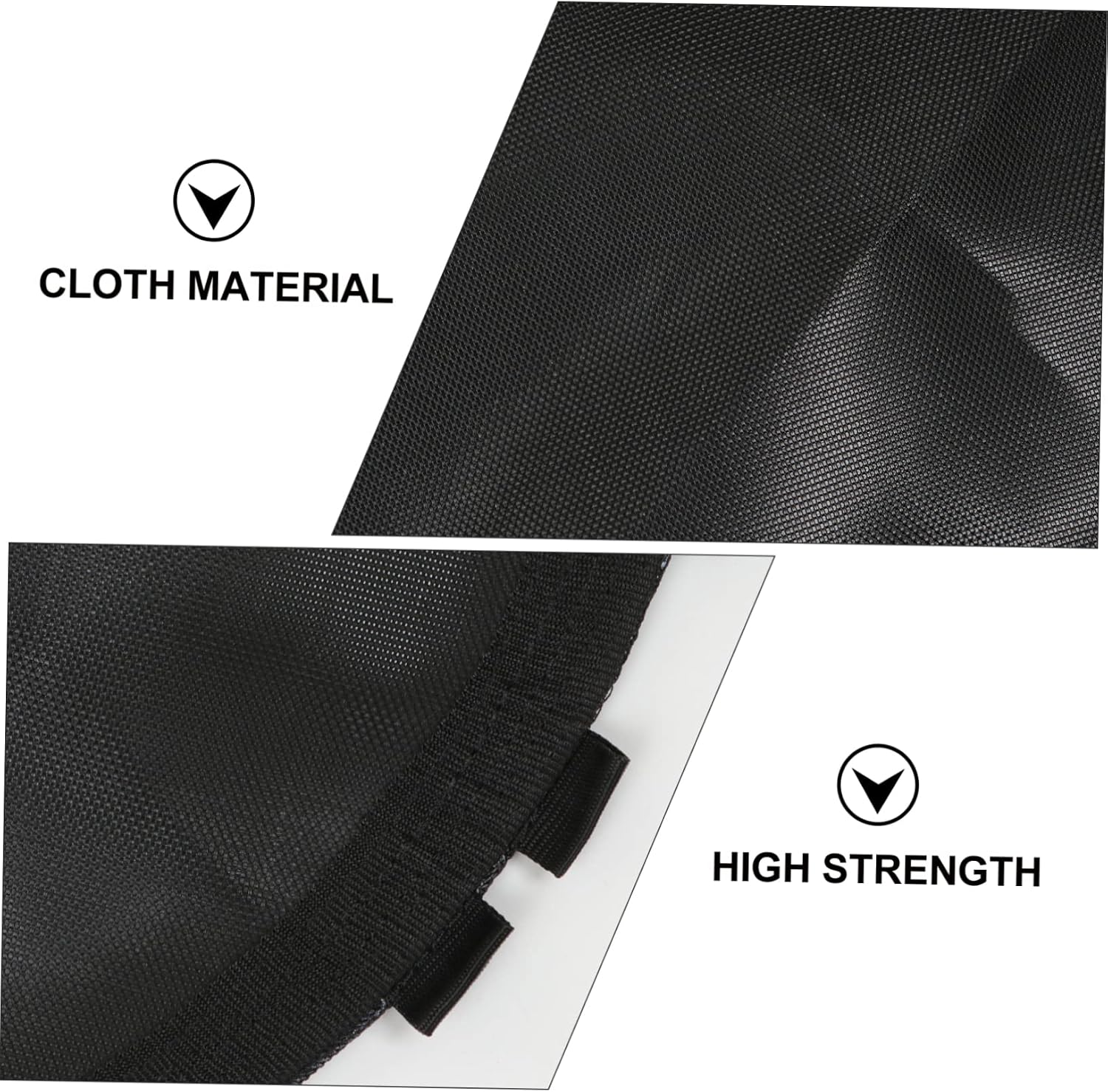 Heavy Duty Trampoline Mesh Exercise Trampoline Adults Replacement Jumping Mat Round