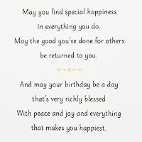 Vista 3 de Tarjeta de cumpleaños Hallmark Golden Thread (Un deseo de cumpleaños)