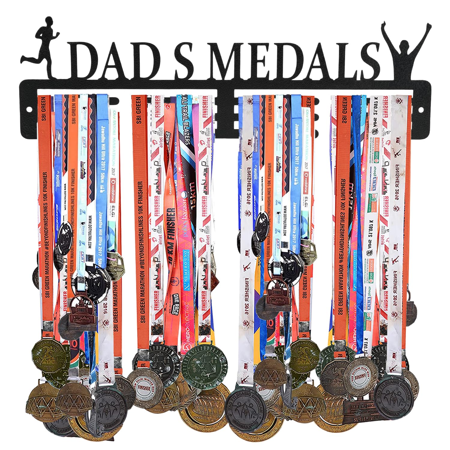 Seahz Artworks Medal Holder for Wall | Medal Hangers for Wall | Dads Black Medal Holder Display Holds Upto 24-30 Medals (B0CJRKR3S2) Amazon Price History, Amazon Price Tracker
