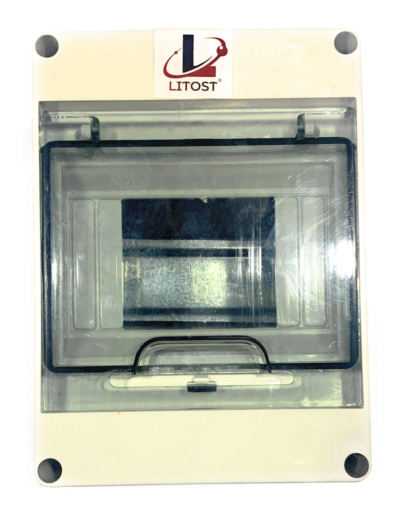 Litost Weather Proof IP-65 PVC MCB Box (Enclosure) 5 Way Against Water Splash