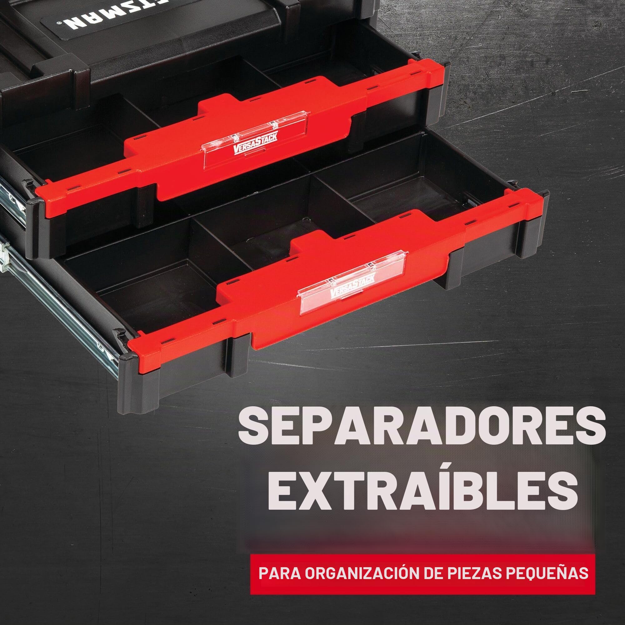 CRAFTSMAN Caja de herramientas de plástico con cajones, organizador y almacenamiento (CMST17804)