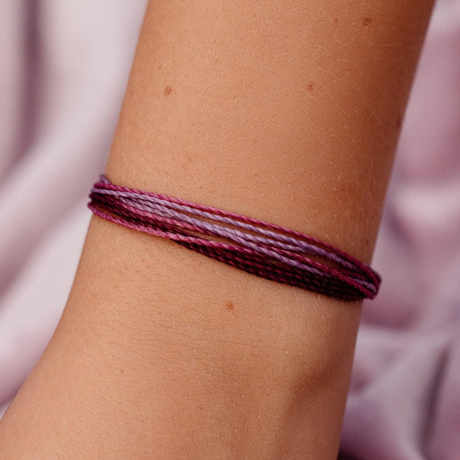 Pura Vida Bracelet Muted Original Mulberry Bracelet - Adjustable Bracelet with Waterproof Band, String Bracelet for Women - Stackable Bracelets, Handmade Braceletss - One Size