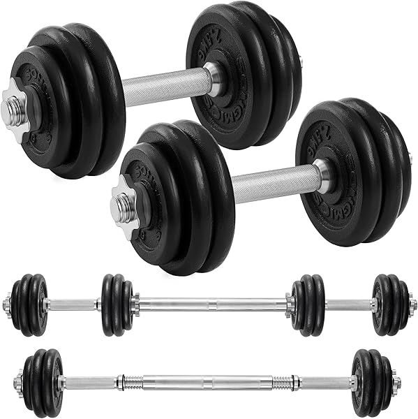 Songmics Cast Iron Adjustable Dumbbell Set 90 kg