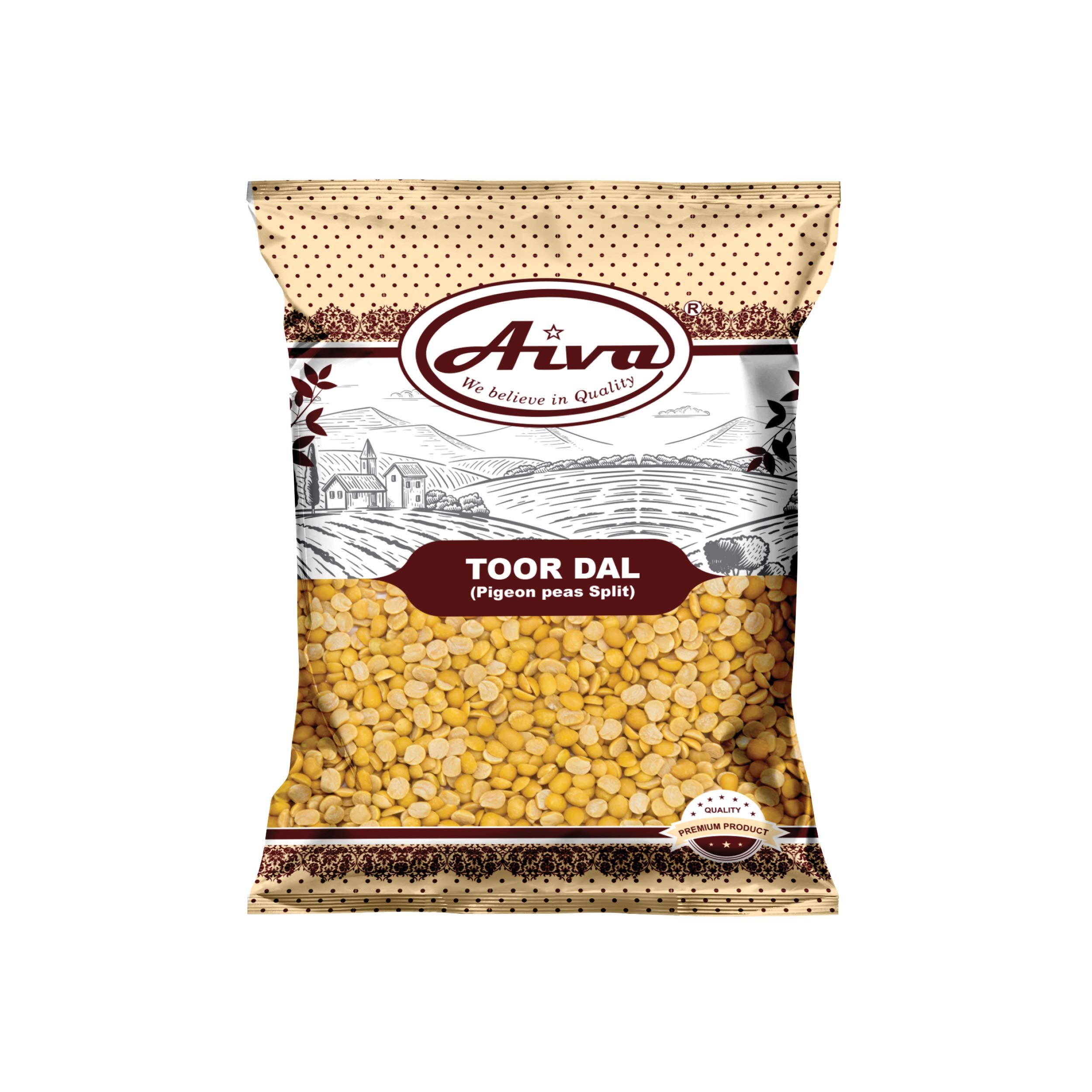 Aiva Toor Dal | Split Pigeon Peas | Dal | Red Split Lentils | Pois Cajans Casse | Natural (4)