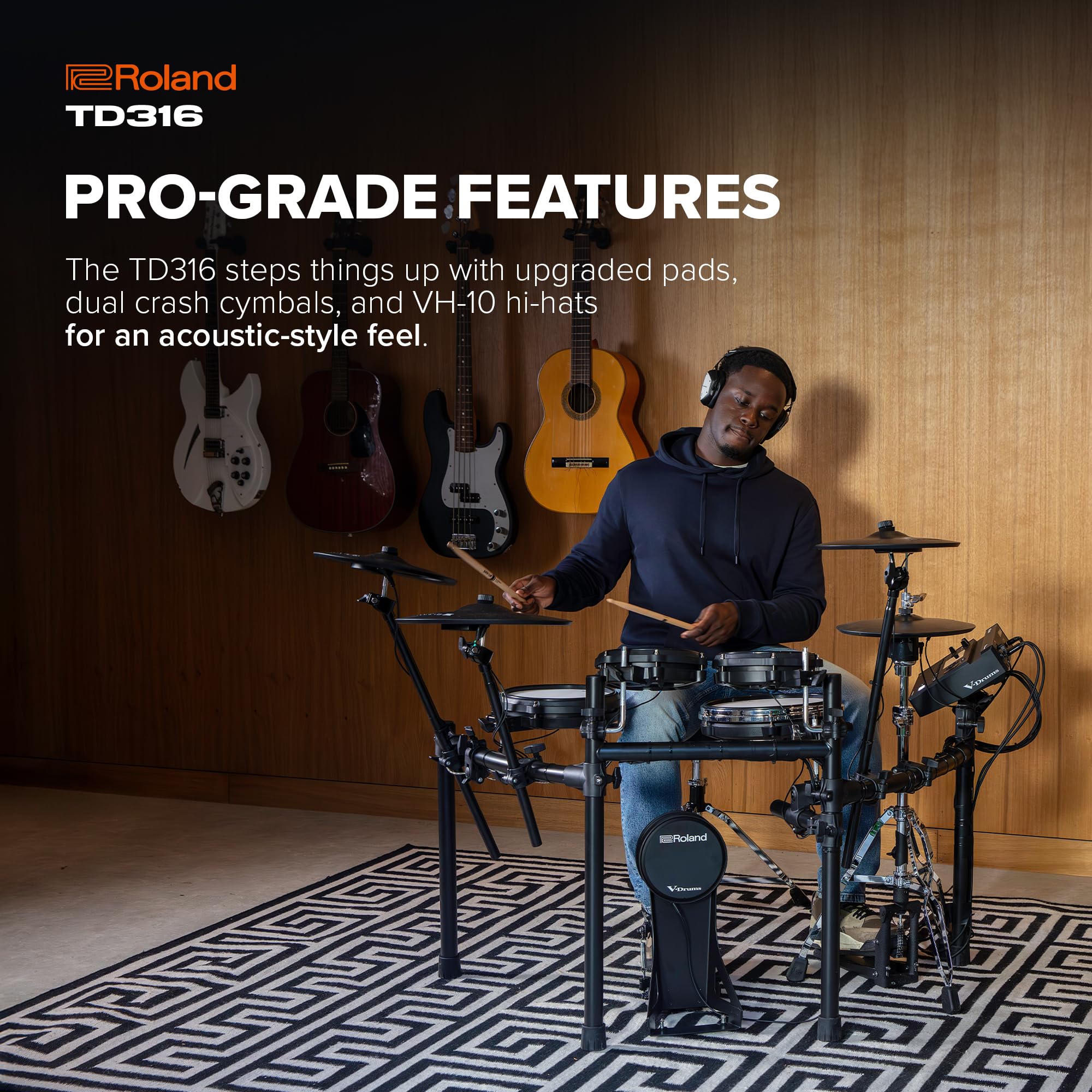 Amazon | Roland TD316 V-Drums | コンパクト3シリーズミッドレベルV